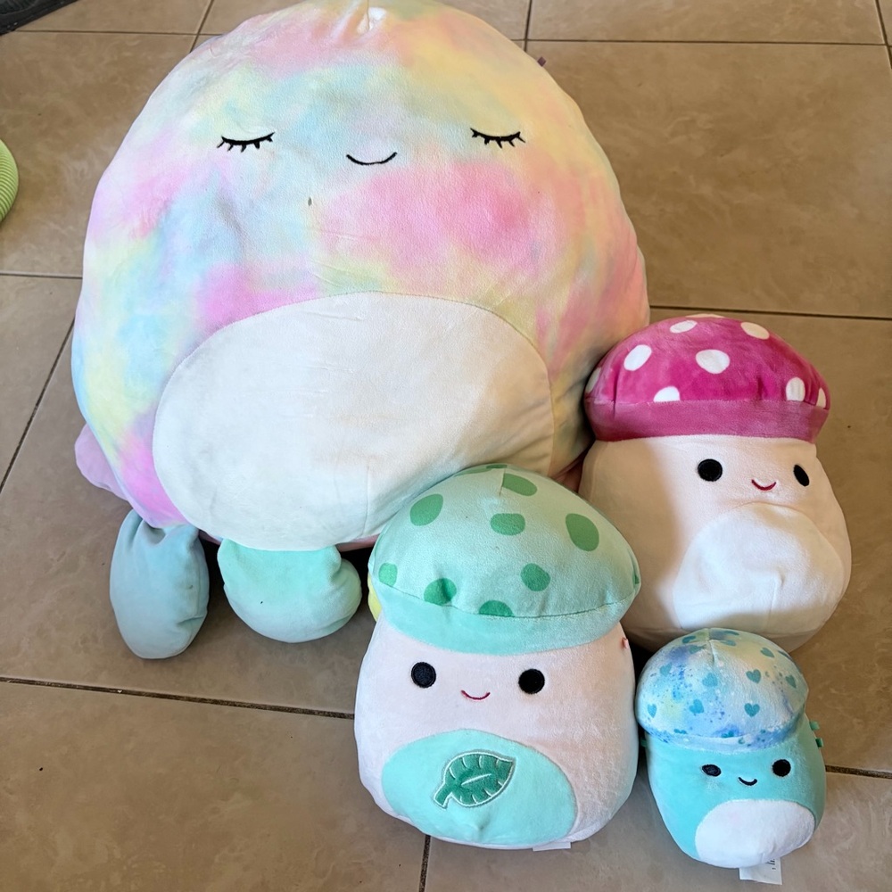 Squishmallows Bundle of 4 Plushies